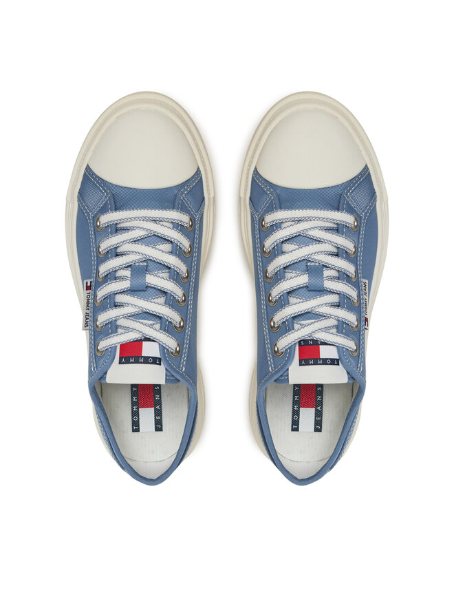 Tommy Jeans Trampki Tommy Jeans Foxing EN0EN02713 Niebieski