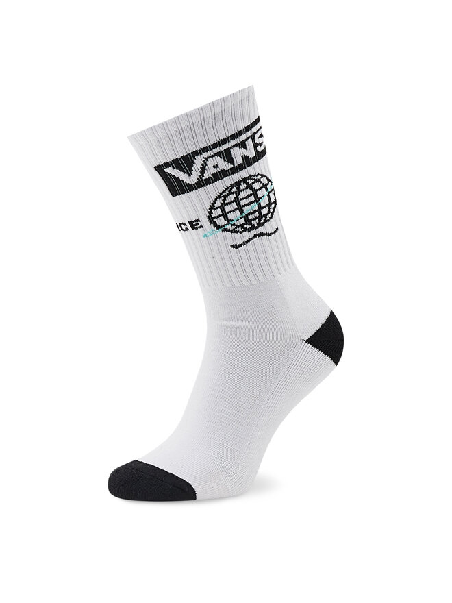 Calzini lunghi da uomo Vans Fumed Glass VN0A7PPMWHT1 Bianco