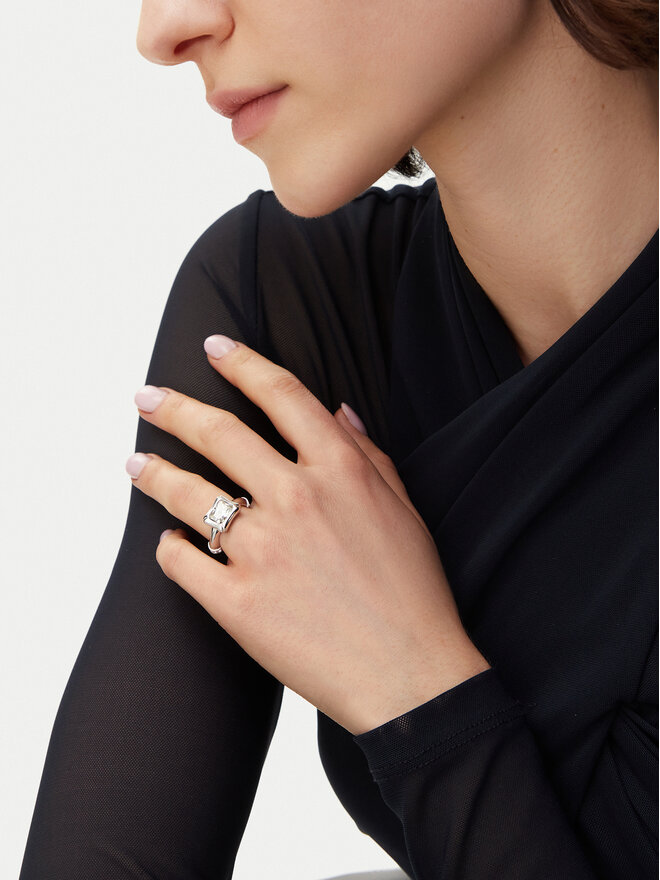 Guess Ring Guess JUBR05 173JW Silberfarben