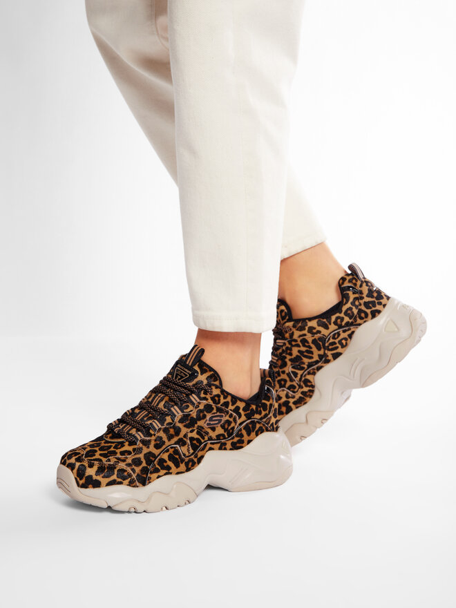 Skechers d'lites animal print top