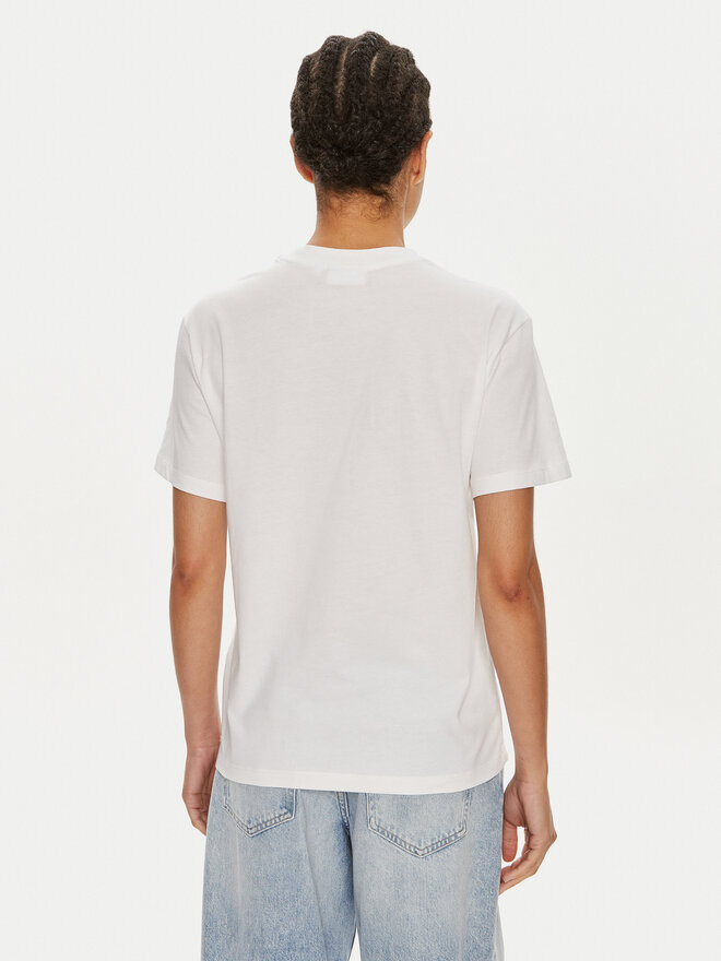 Calvin Klein Calvin Klein Camiseta B&W Flower K20K207579 Blanco Regular Fit