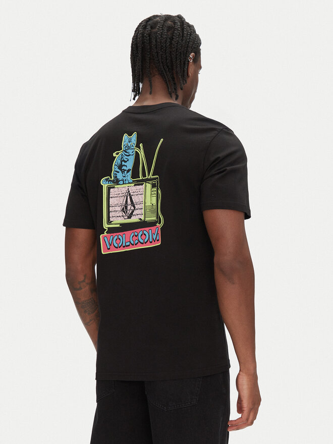 Volcom Volcom Marškinėliai Catv A3512552 Juoda Classic Fit