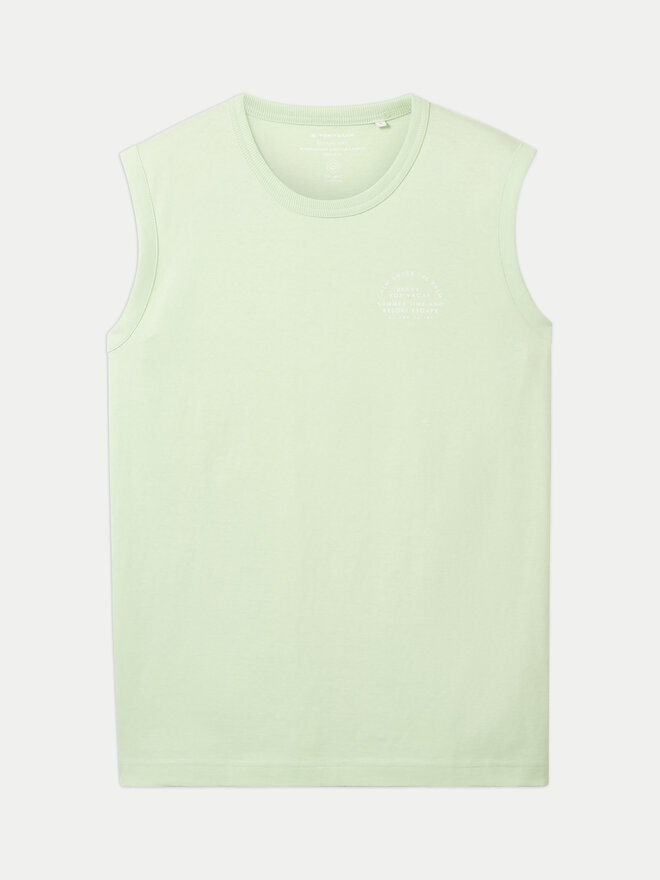 Tom Tailor Tom Tailor Tank-Top 1041815 Grün Regular Fit