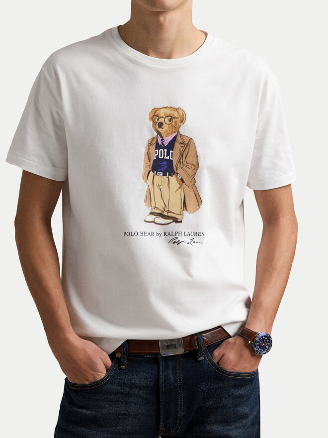 Polo Ralph Lauren Polo Ralph Lauren Camiseta 710974584001 Blanco Custom Slim Fit