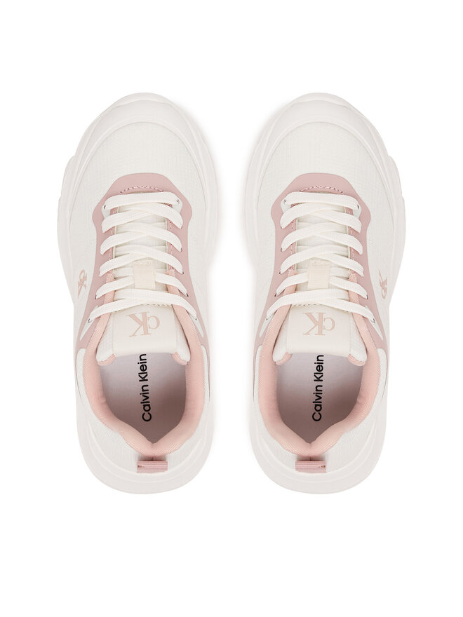 Calvin Klein Sneakers Calvin Klein Low Cut Lace-Up V3A9-83233-1844 S Weiß