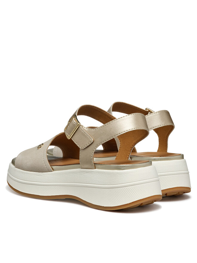 Geox Sandały Geox D Spherica Ecub-3 S D550VA 022NF CH62L Beżowy