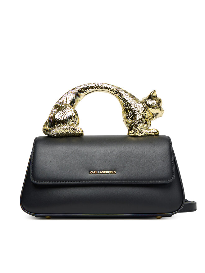 KARL LAGERFELD Ročna torba KARL LAGERFELD A3W30348 Črna