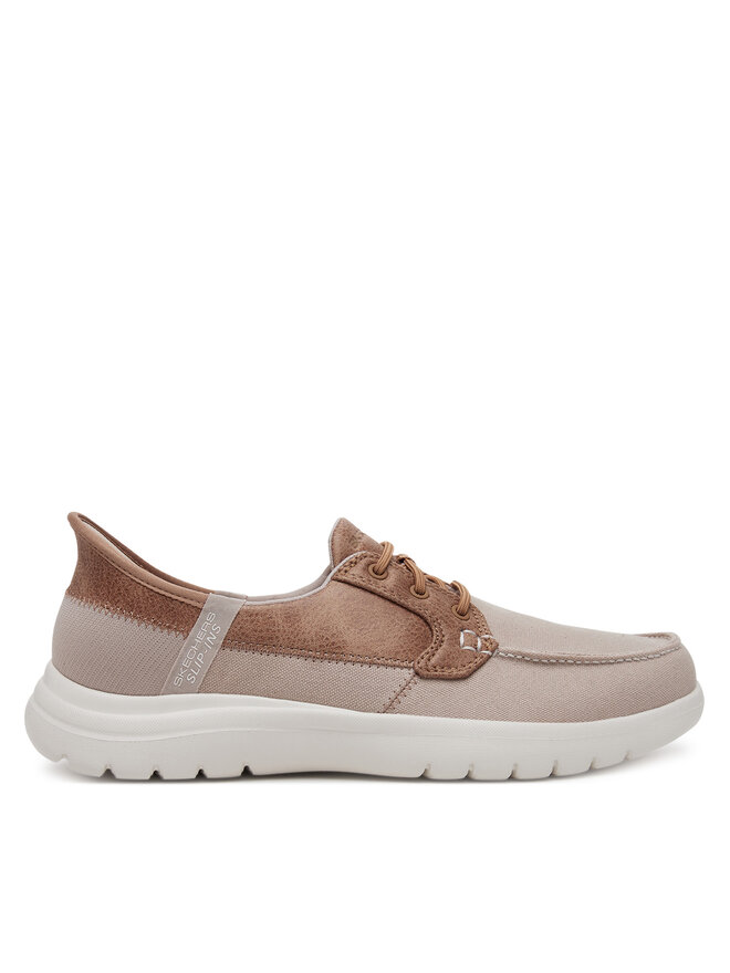 Skechers Туфлі Skechers On-The-Go Flex - Palmilla 136536/TPE Бежевий