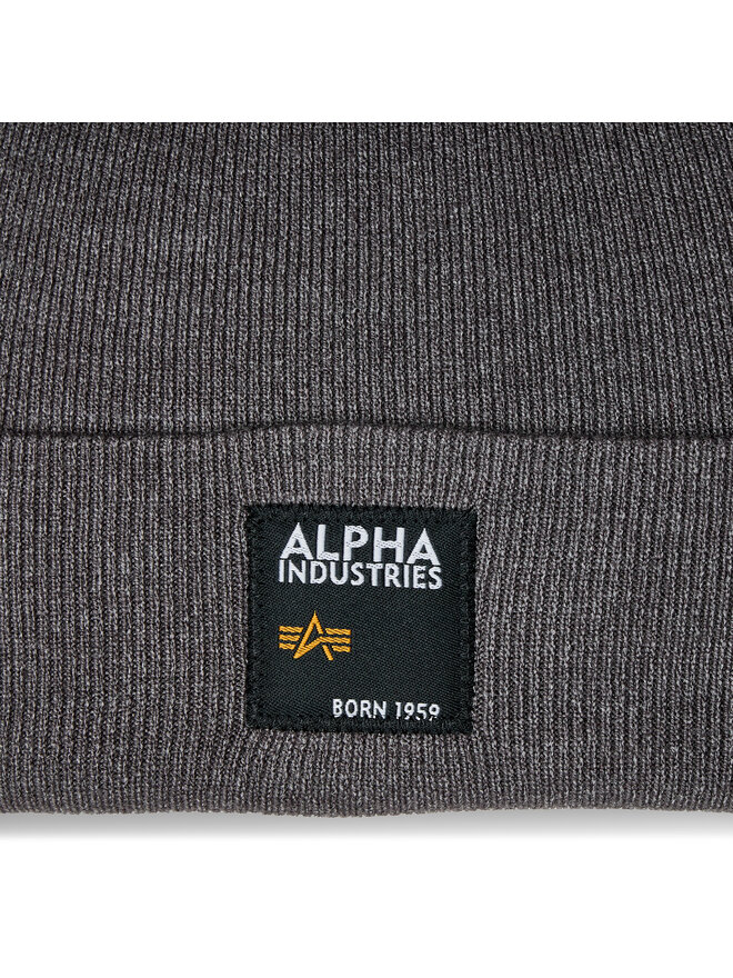 Alpha Industries Sapka Alpha Industries Label Beanie 118934 Szürke