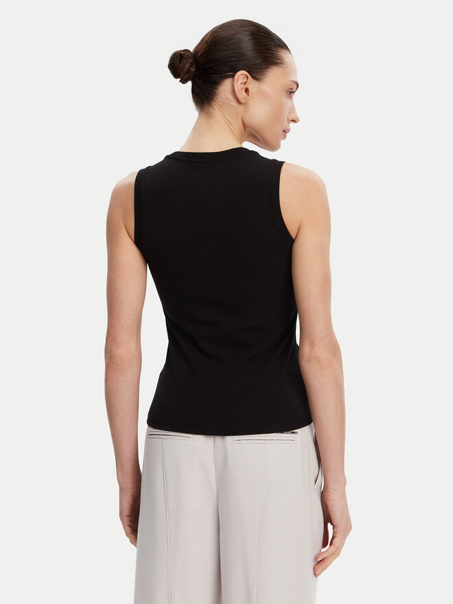 Fracomina Fracomina Τοπ FP25ST2001J40101 Μαύρο Slim Fit
