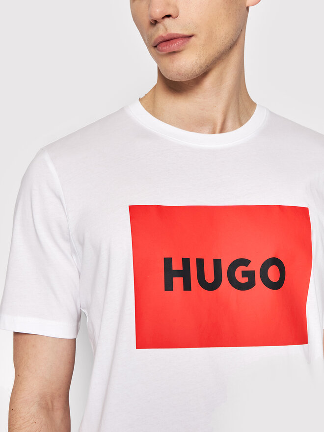 HUGO Hugo T-Shirt Dulive222 50467952 Weiß Regular Fit