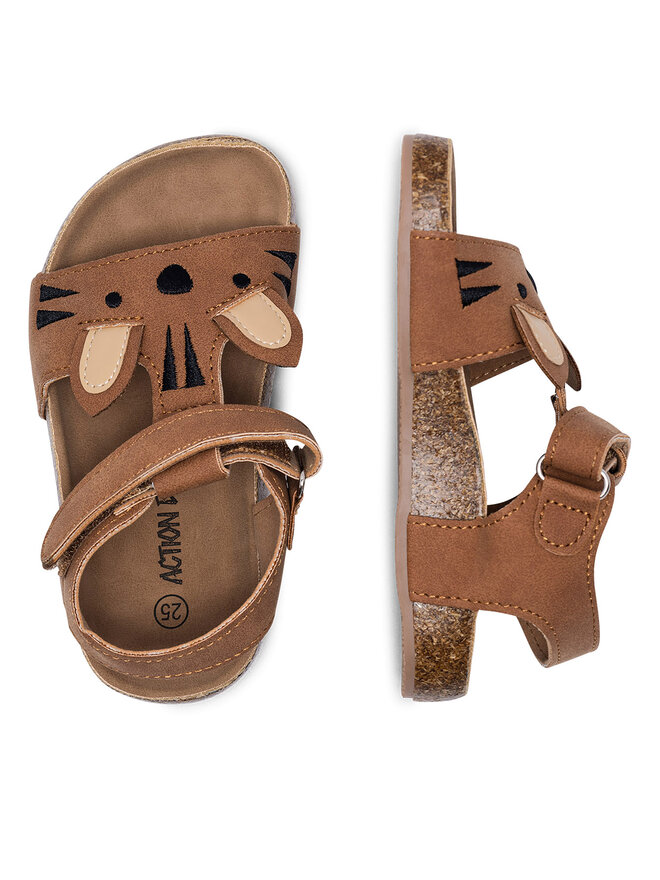 Action Boy Σανδάλια Action Boy CM230815-11 Καφέ