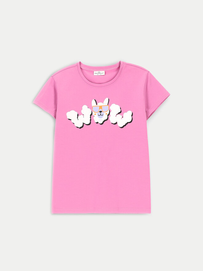 Coccodrillo Coccodrillo T-Shirt ZC4143206VGA Rosa Regular Fit