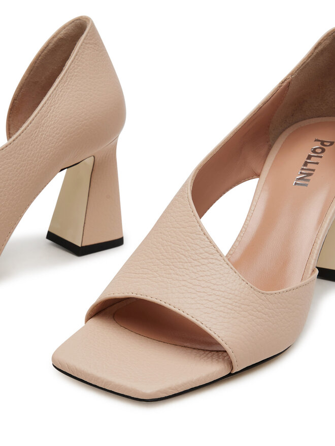 Pollini Sandały Pollini SA16207C1MTD0122 Beżowy