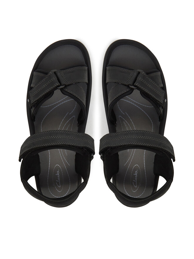 Clarks Sandály Clarks Wesley Shore 26182010 Černá