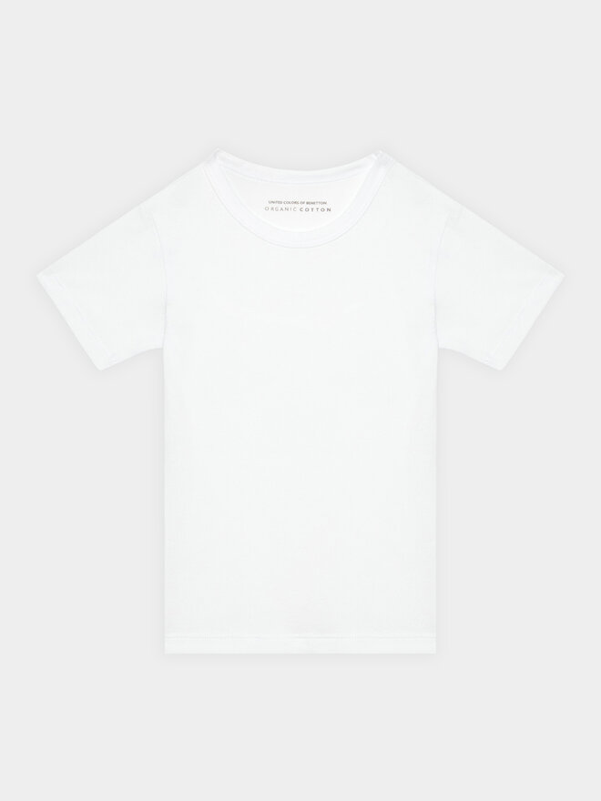 United Colors Of Benetton United Colors Of Benetton 2er-Set T-Shirts 3OP80M018 Weiß Regular Fit