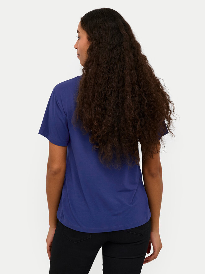 Kaffe Kaffe Majica 10508581 Modra Regular Fit