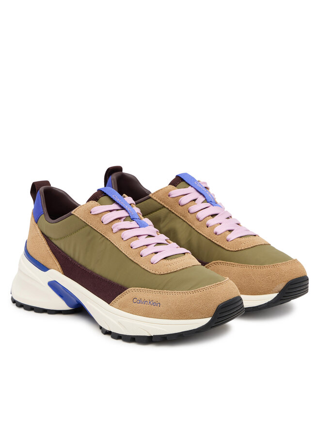 Calvin Klein Снікерcи Calvin Klein Hike Runner Mg Nylon Mix YW0YW02075 Зелений