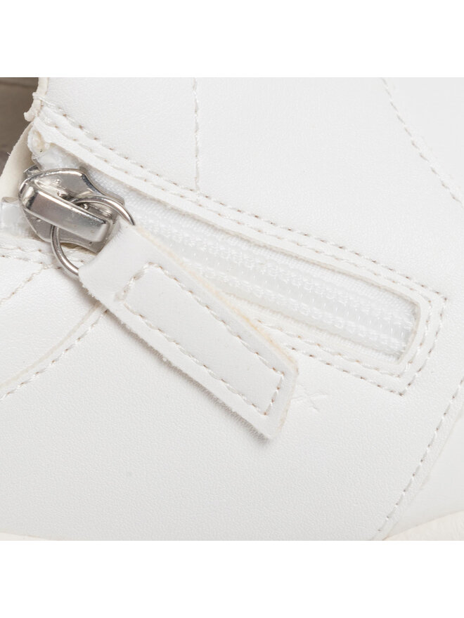 Geox D OMAYA A - Scarpe da Ginnastica Basse Donna, Bianco (Whitec1000), 36 EU