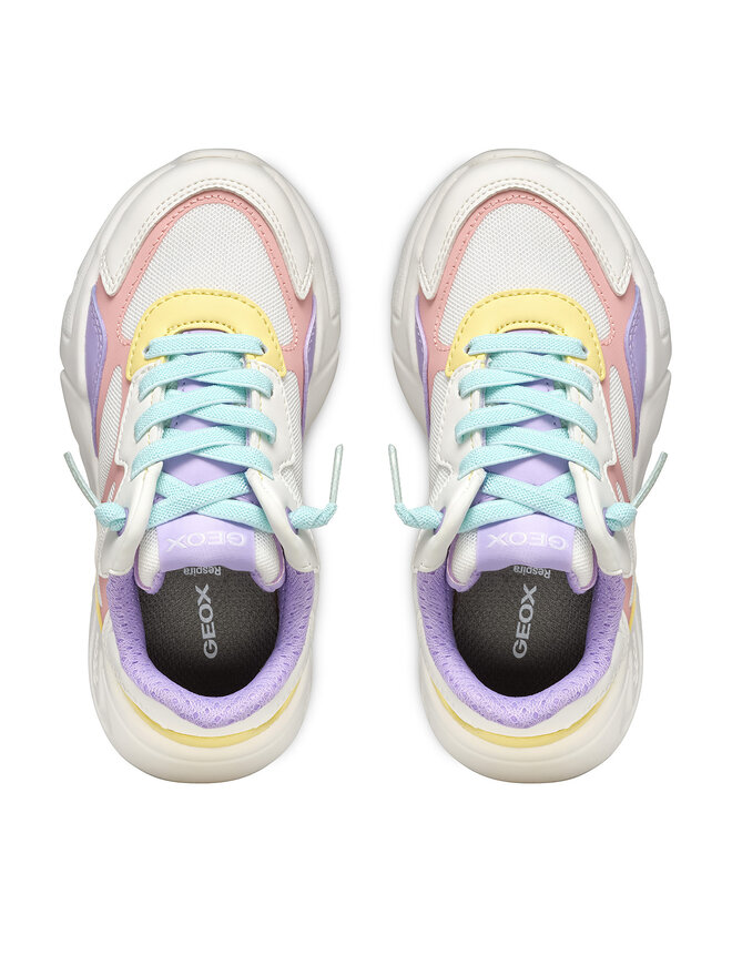 Geox Sneakersy Geox J Loftus J55M2B 1454 C0653 S Bílá