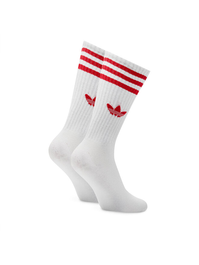 adidas Sada 3 párů vysokých ponožek unisex adidas IX7504 Bílá