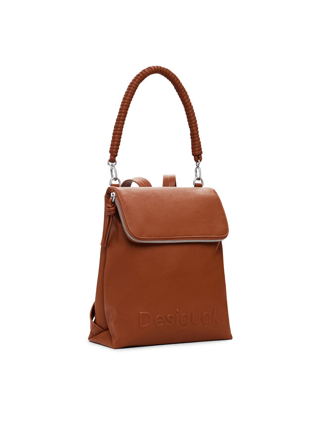 Desigual Plecak Desigual Half Hampton 25SAKP33 Brązowy
