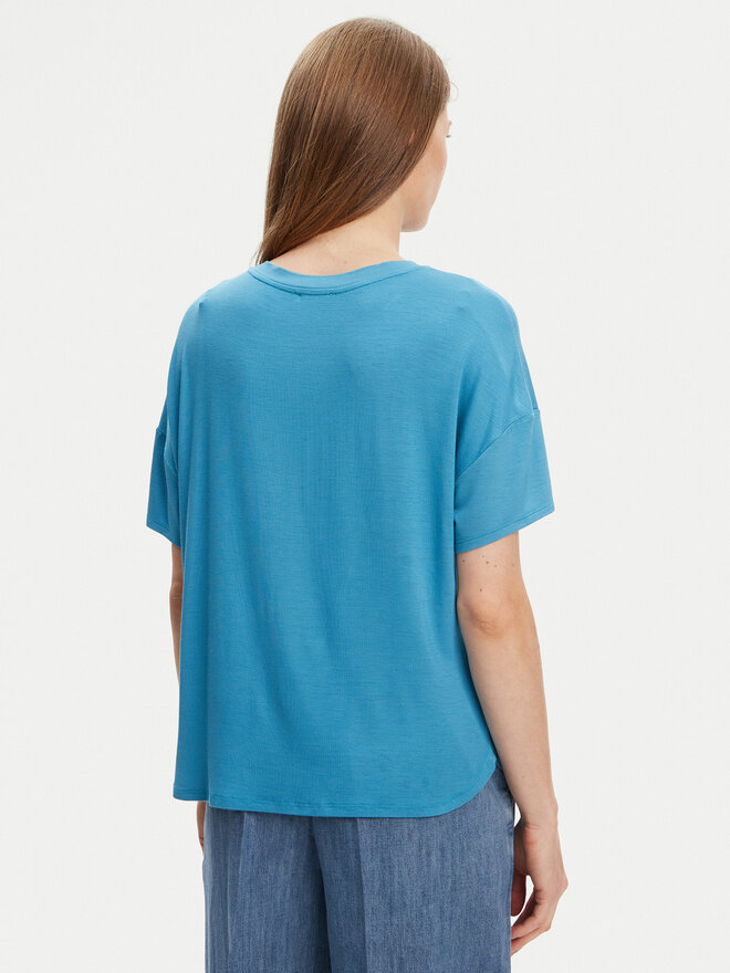 United Colors Of Benetton United Colors Of Benetton Camiseta 3Z12D101X Azul Slim Fit