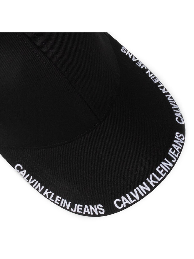 Calvin Klein Jeans Gorra con visera Calvin Klein Jeans Ckj Visor Logo Cap W K60K606630 Negro