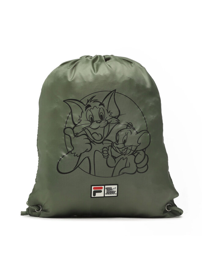Fila Worek Fila Tensta Warner Bros Small Sport Drawstring Backapck Zielony