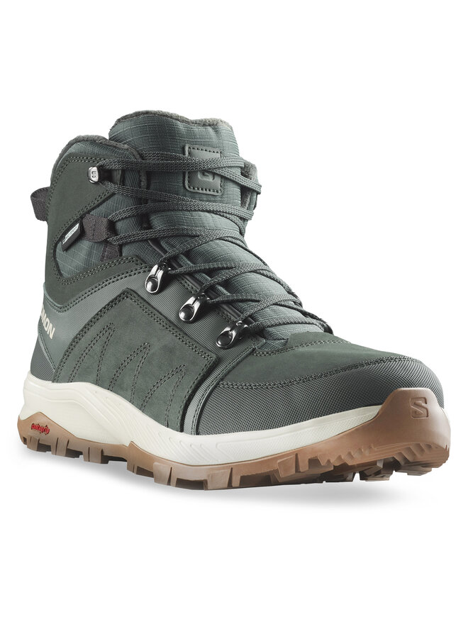 Chaussures de trekking Salomon Outchill Thinsulate Waterproof L47328100 Vert chaussures