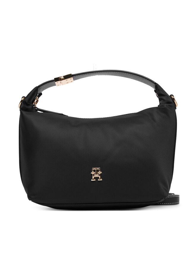 Tommy Hilfiger Handtasche Tommy Hilfiger Th Go Crossover Nylon AW0AW18164 Schwarz