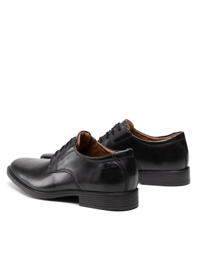 Clarks Półbuty Clarks Tilden Plain 261103507 Czarny