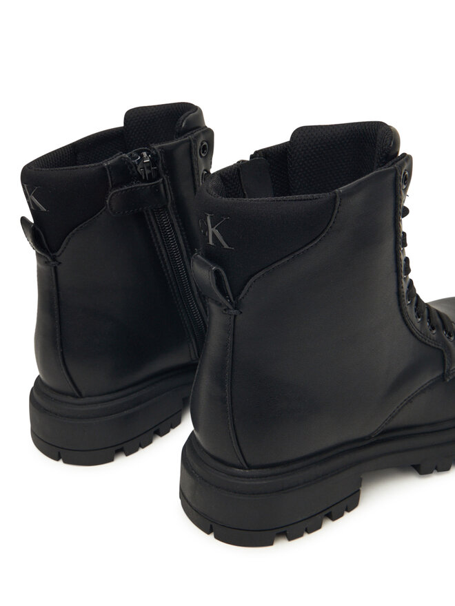 Calvin Klein Schnürstiefeletten Calvin Klein Lace Up Bootie V3A5-83120-1464 D Schwarz