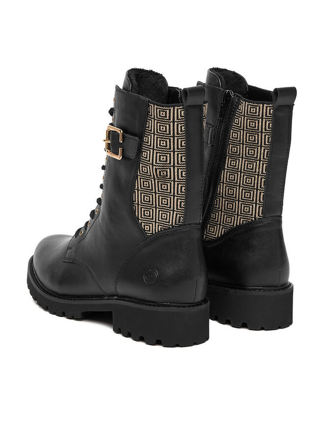Remonte Schnürschuhe Remonte D8658-03 Schwarz