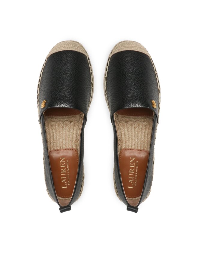 LAUREN RALPH LAUREN Espadryle Lauren Ralph Lauren Cameryn IV 802905304001 Czarny