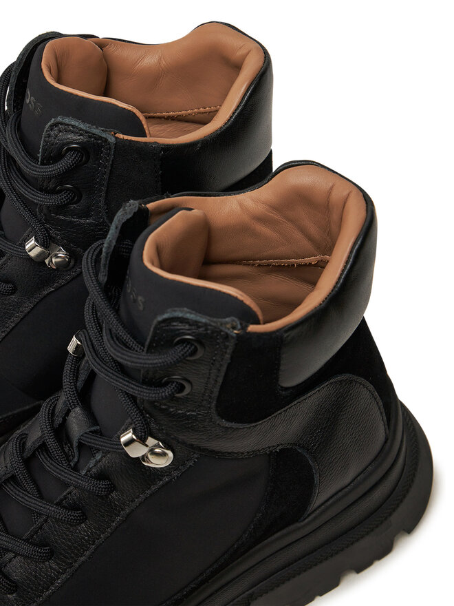 BOSS Botine Boss 50535834 Negru