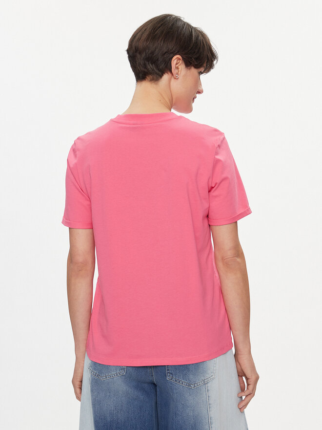 Pieces Pieces Marškinėliai Ria 17086970 Rožinė Regular Fit