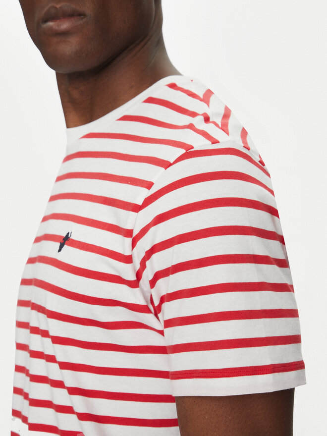Save The Duck Save The Duck Camiseta DT1743M BESY20 Rojo Regular Fit