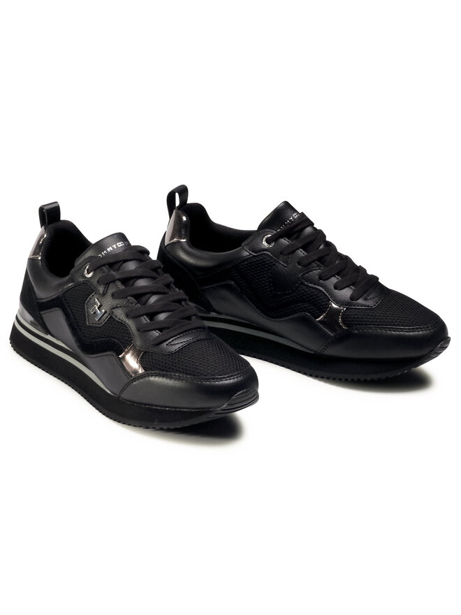 Tommy Hilfiger Sneakers Tommy Hilfiger Feminine Active City Sneaker FW0FW05010 Schwarz