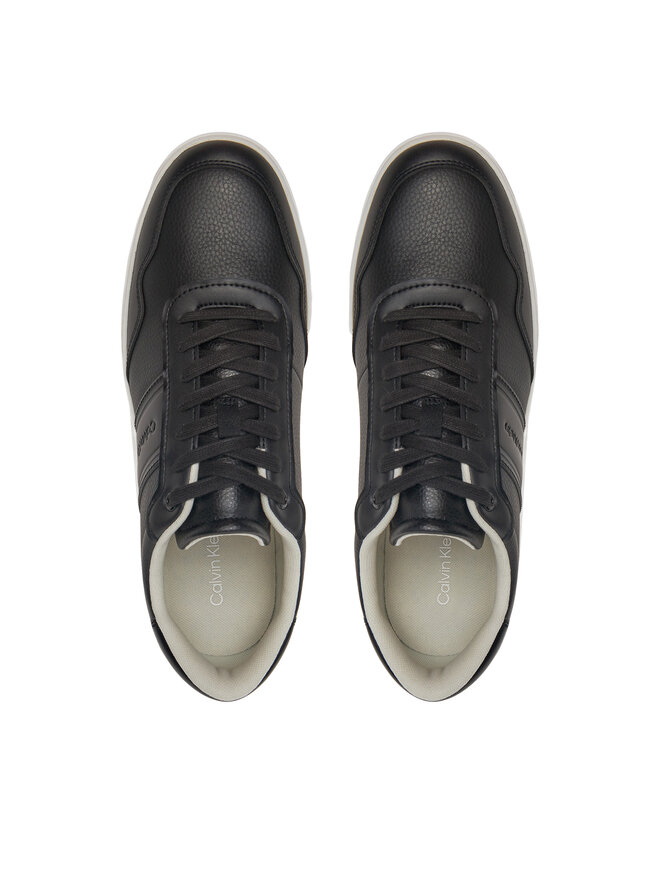 Calvin Klein Sneakersy Calvin Klein Low Top Lace Up Logo HM0HM01653 Czarny