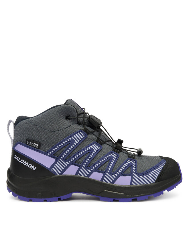 Salomon Туристически Salomon Xa Pro V8 Mid Waterproof L47857300 Сив