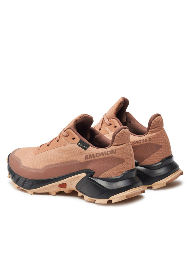 Salomon Scarpe running Salomon Alphacross 5 Gore-Tex L47595100 Corallo
