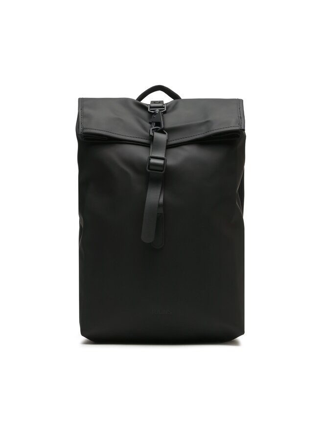 Rains Σακίδιο Rains Rolltop Rucksack Mini W3 13330 Μαύρο