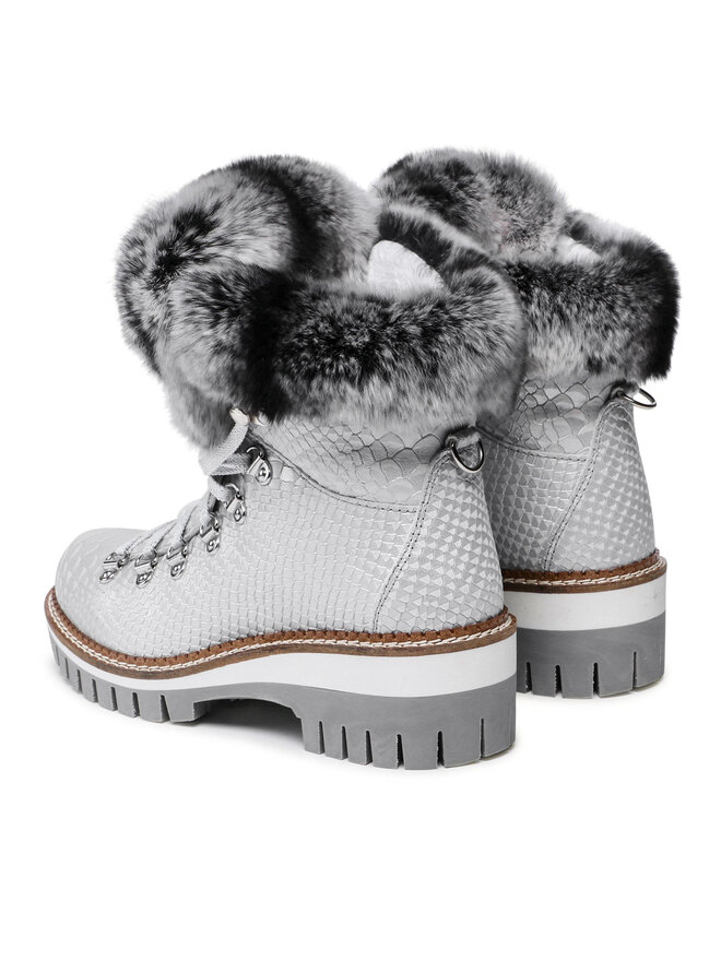 New Italia Shoes Schnürstiefeletten New Italia Shoes 2015454/9 Silberfarben