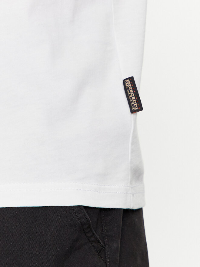 Napapijri Napapijri Футболка S-Manta NP0A4HQH Білий Regular Fit