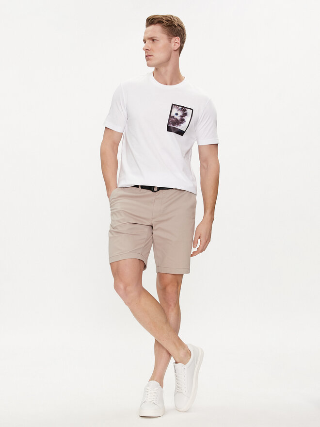 Calvin Klein Calvin Klein Camiseta Framed Flower Graphic K10K112492 Blanco Regular Fit