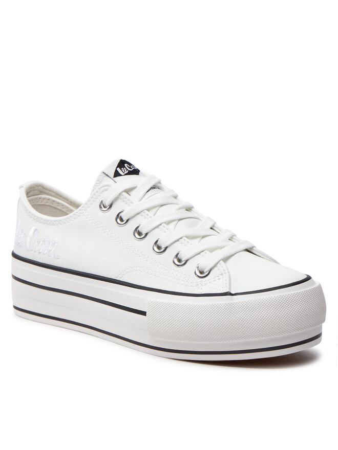 Lee Cooper Πάνινα παπούτσια Lee Cooper LCW-24-31-2221LA Λευκό