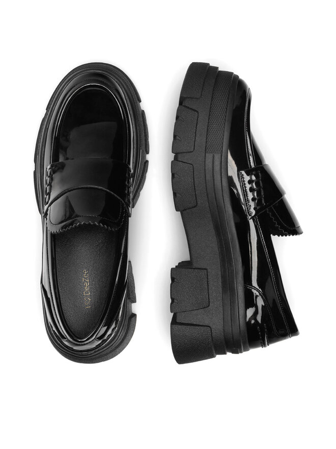 DeeZee Loafersy DeeZee 62069-1 Czarny