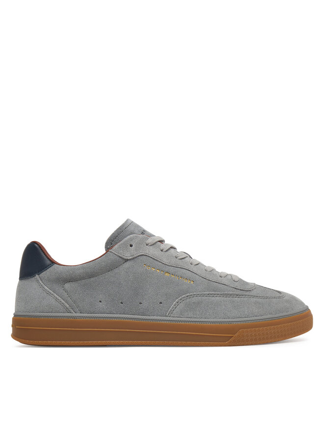 Tommy Hilfiger Sneakers Tommy Hilfiger Th Lo Lux Suede Sneaker FM0FM05997 Grau