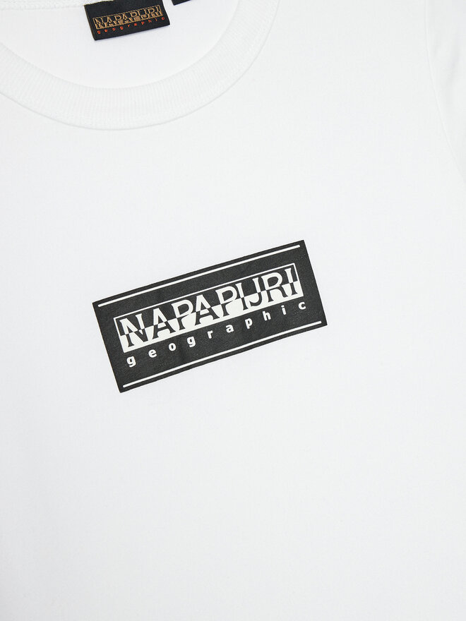Napapijri Napapijri Póló Chamois NP0A4HYL S Fehér Regular Fit